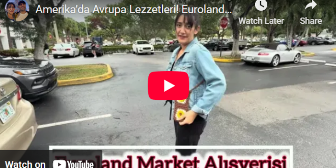 Amerika market alışverişi